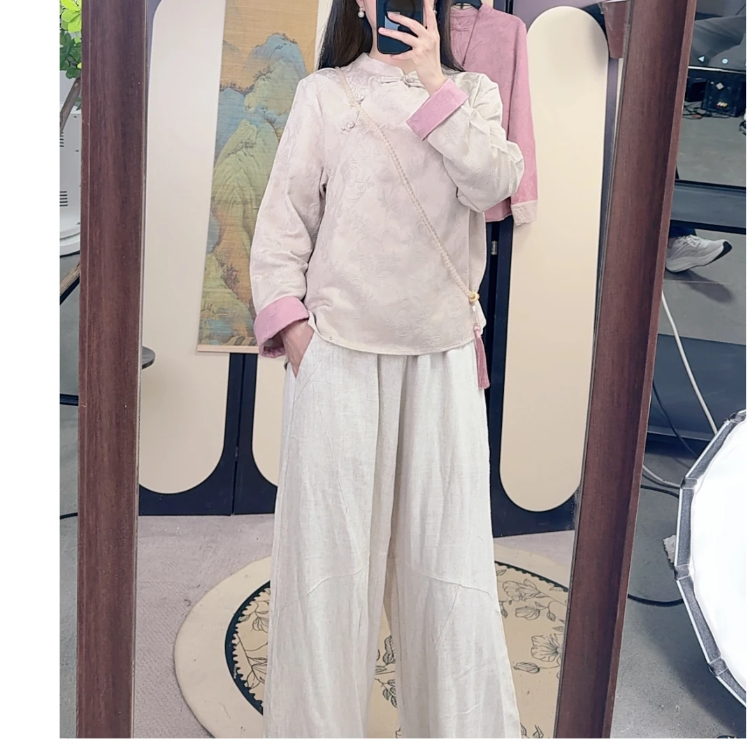 A8018国风新中式女装外套斜襟