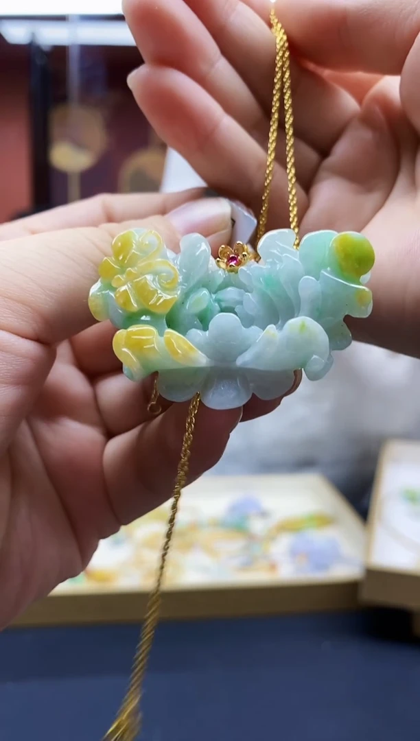 颈饰未镶嵌翡翠翡翠吊坠