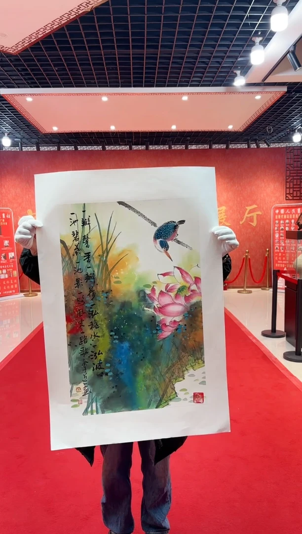【闪购商品】国画道一老师亲笔绘画作品D15