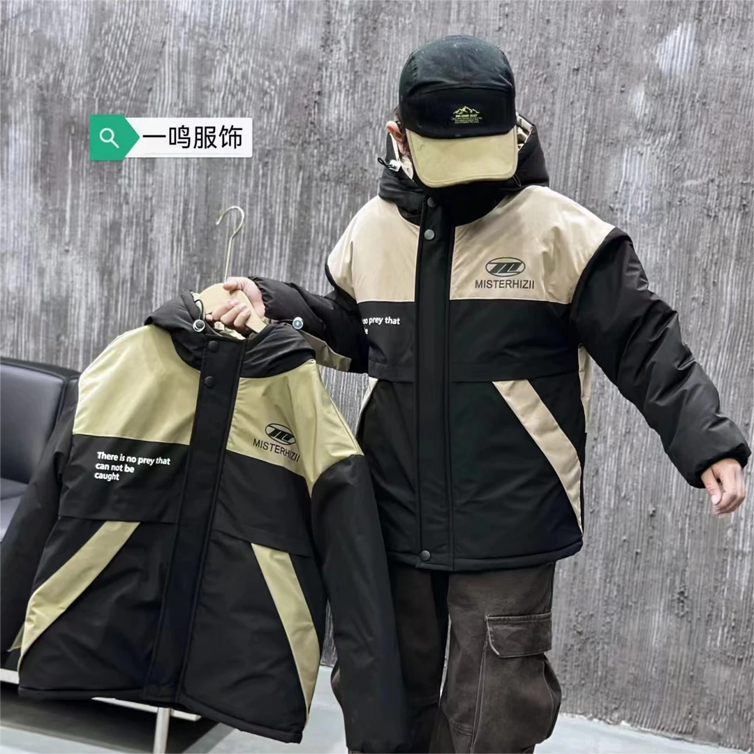 3外套冲锋衣加绒休闲冬季纯色男童滑雪保暖MTZ1415