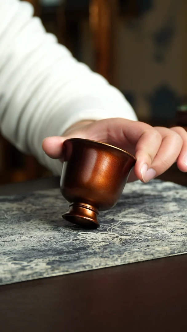 茶杯紫砂60号 特惠炸漏贝壳烧 宜兴紫砂原矿作品