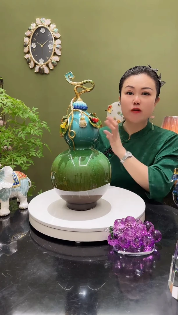 陶瓷珐琅彩  葫芦