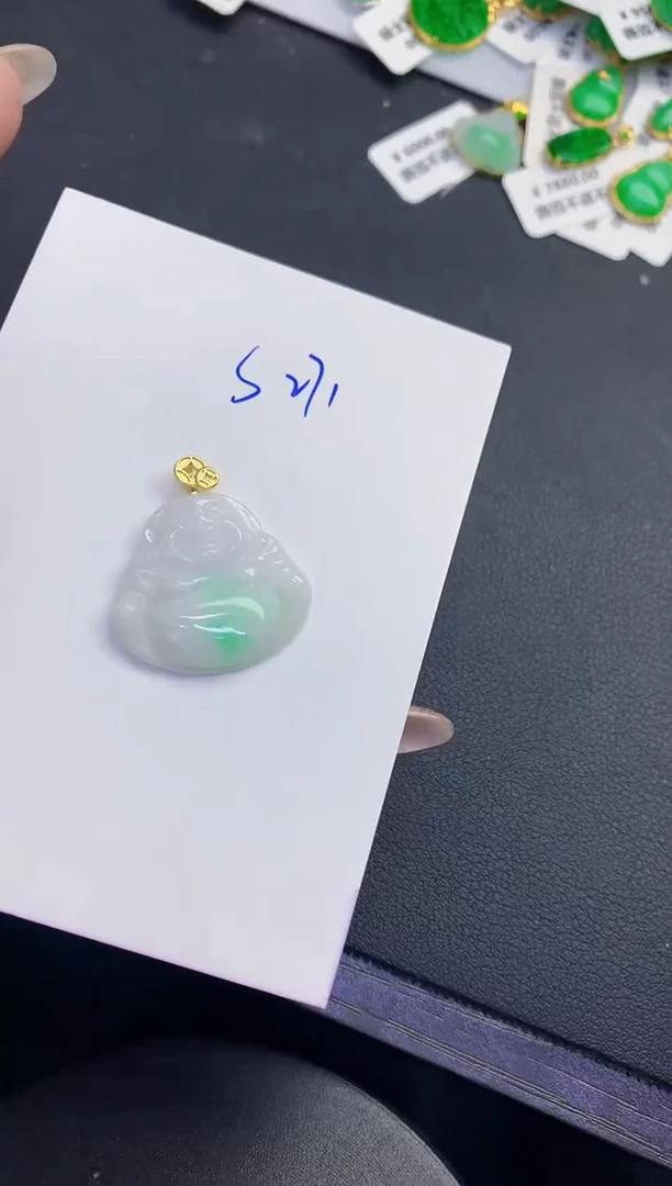 颈饰未镶嵌翡翠缅甸天然翡翠a货