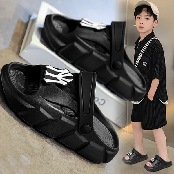 阿童木儿童拖鞋男童沙滩鞋子夏款2025男孩两穿凉拖软底防滑中大童