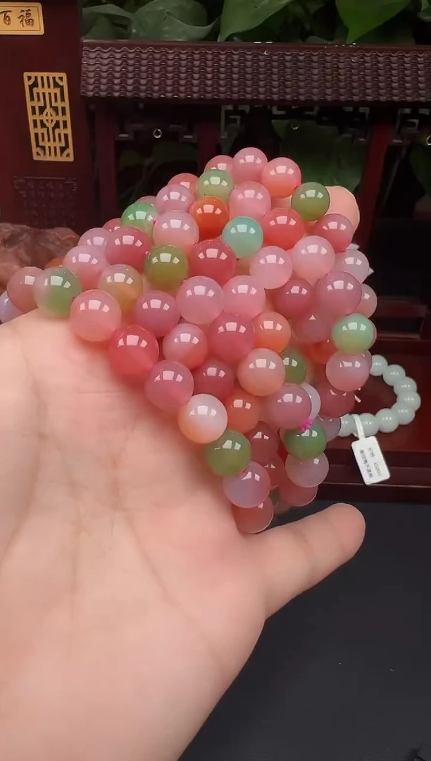 未镶嵌手串玛瑙/玉髓手串多样性发其一