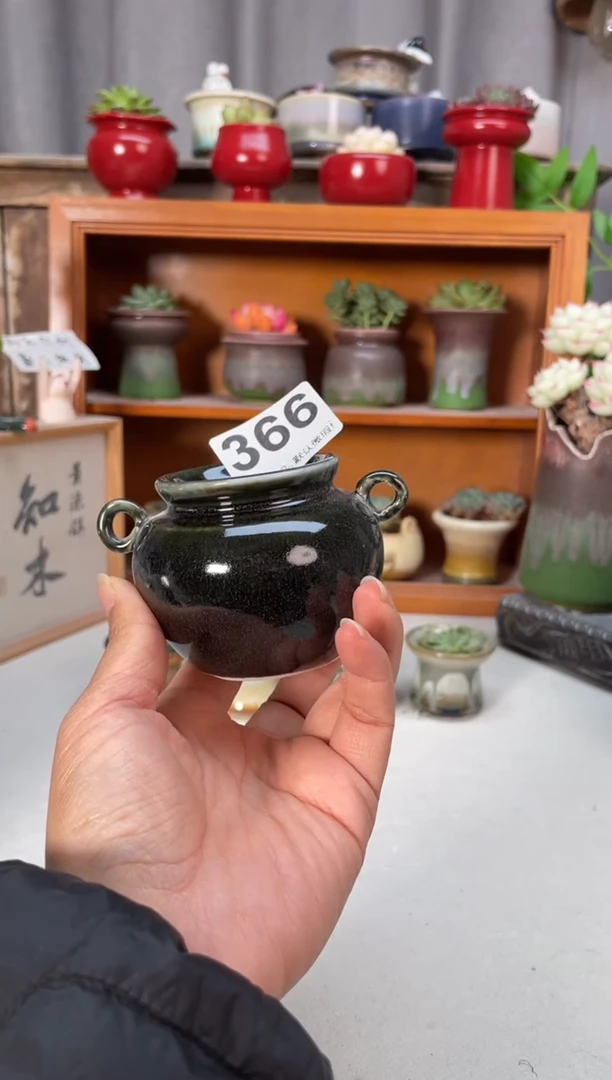 瓷片366知木小芳花盆
