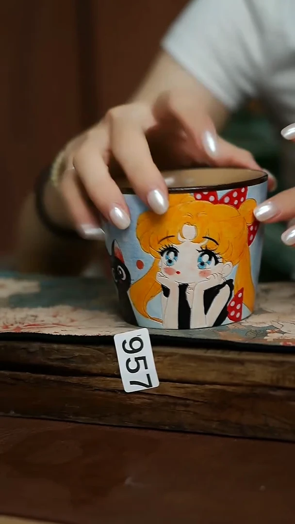 小满设计师 美少女战士手工杯