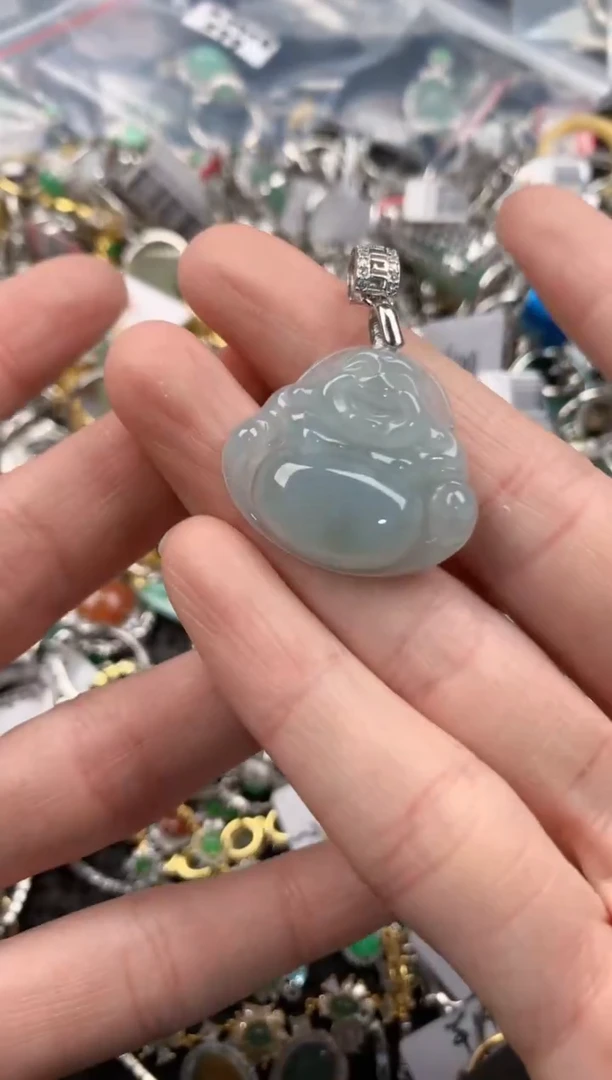 银S925镶嵌戒指翡翠333      4