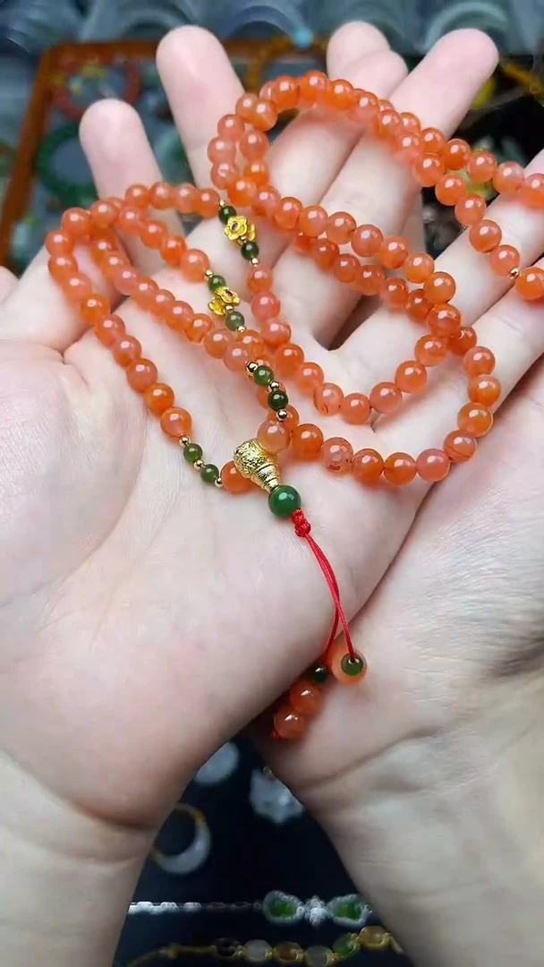 颈饰未镶嵌南红玛瑙项链 06