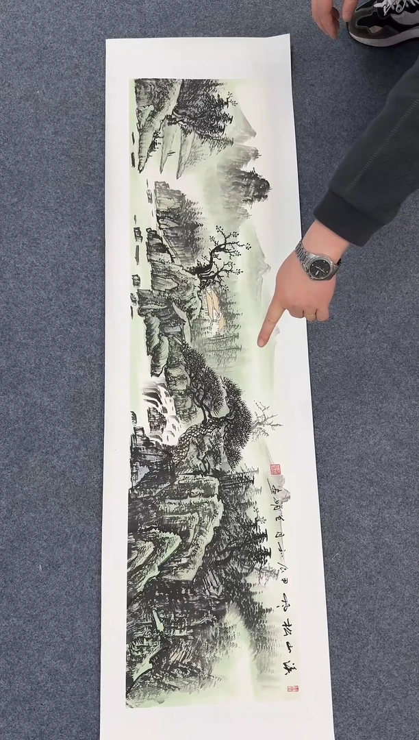 国画青绿同类型随机