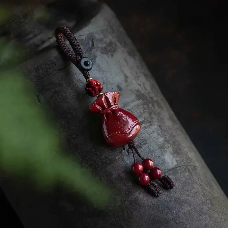 十二生肖招财福袋汽车钥匙扣挂件男女通用