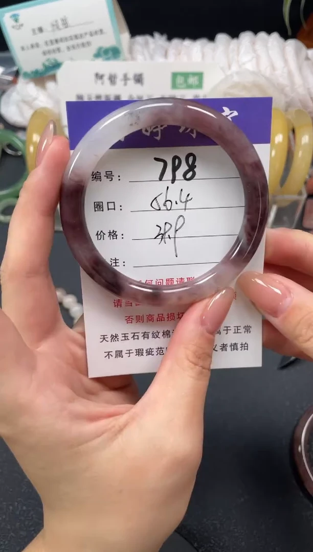 未镶嵌手镯石英质玉56