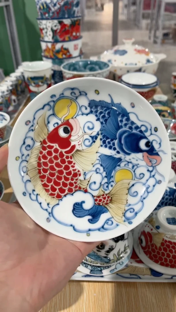 拙明院（福利价格）莲年有鱼壶承