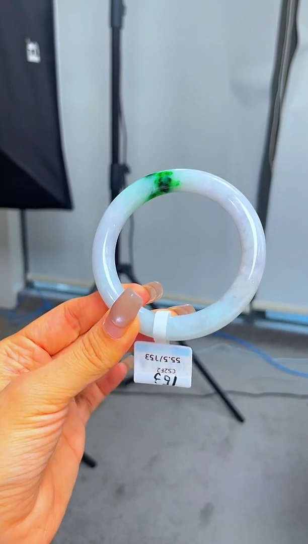 未镶嵌手镯翡翠退货标签需完好-153