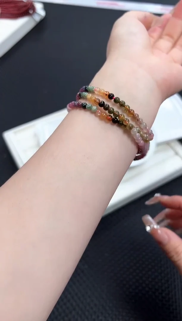 手串未镶嵌碧玺57n多样性发其一/1条默认微瑕