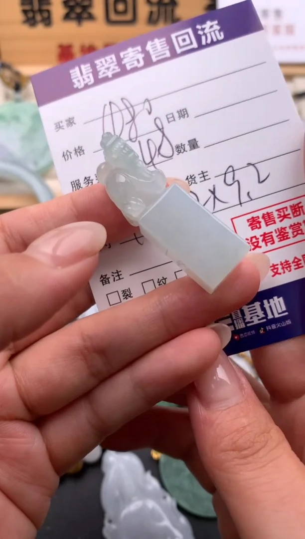 翡翠未镶嵌颈饰10134556