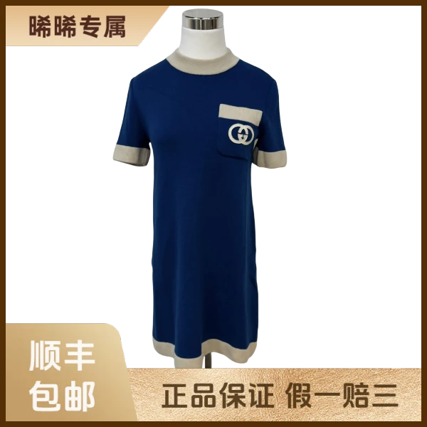 妃鱼/古驰/羊毛/连衣裙/95新/s零三零五