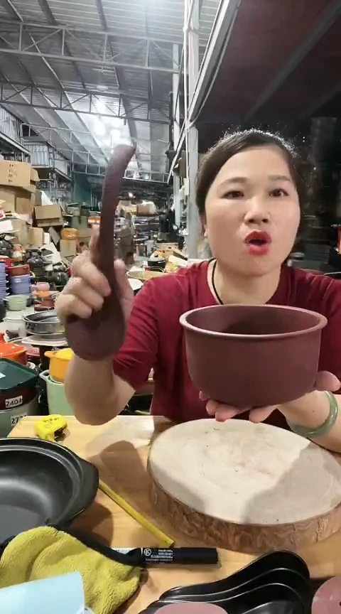 明显瑕疵大号紫砂内胆不圆