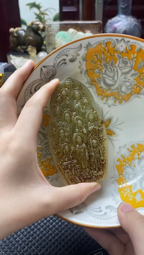 瓷片瓷片 瓷器 摆件 1个