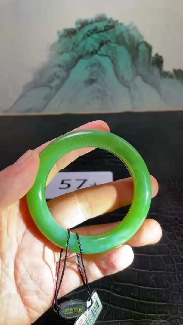 未镶嵌手镯和田玉（碧玉）一个