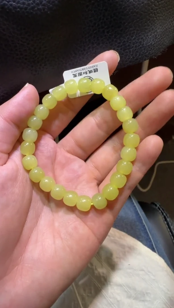 未镶嵌手串和田玉若羌黄口手串（产地直发）
