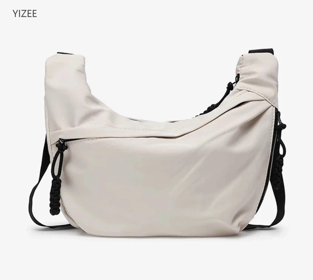 温柔瑶#轻薄通勤休闲运动单肩饺子包#9612