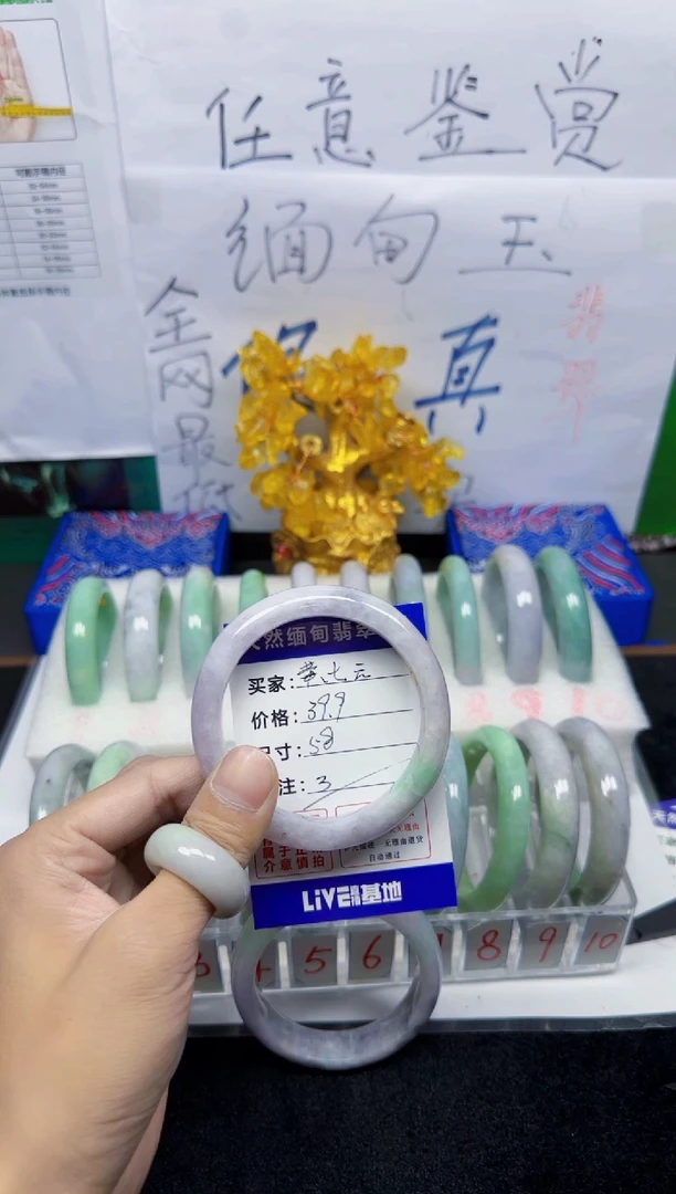 未镶嵌手镯翡翠黄*元3