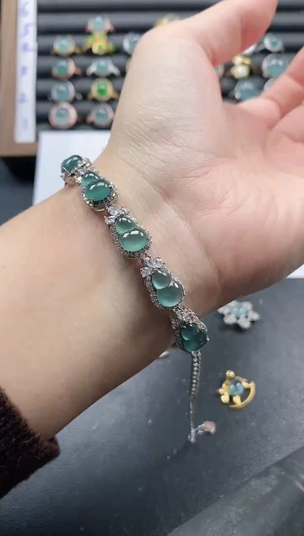 银S925镶嵌戒指翡翠5151-20