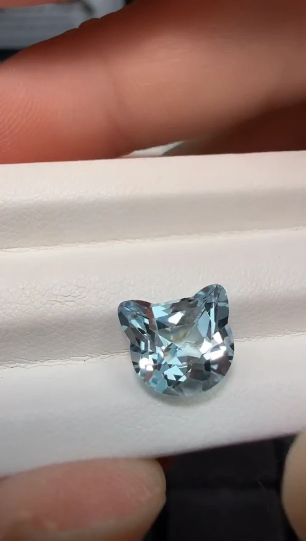 托帕石裸石猫猫头4CT-A246-1P