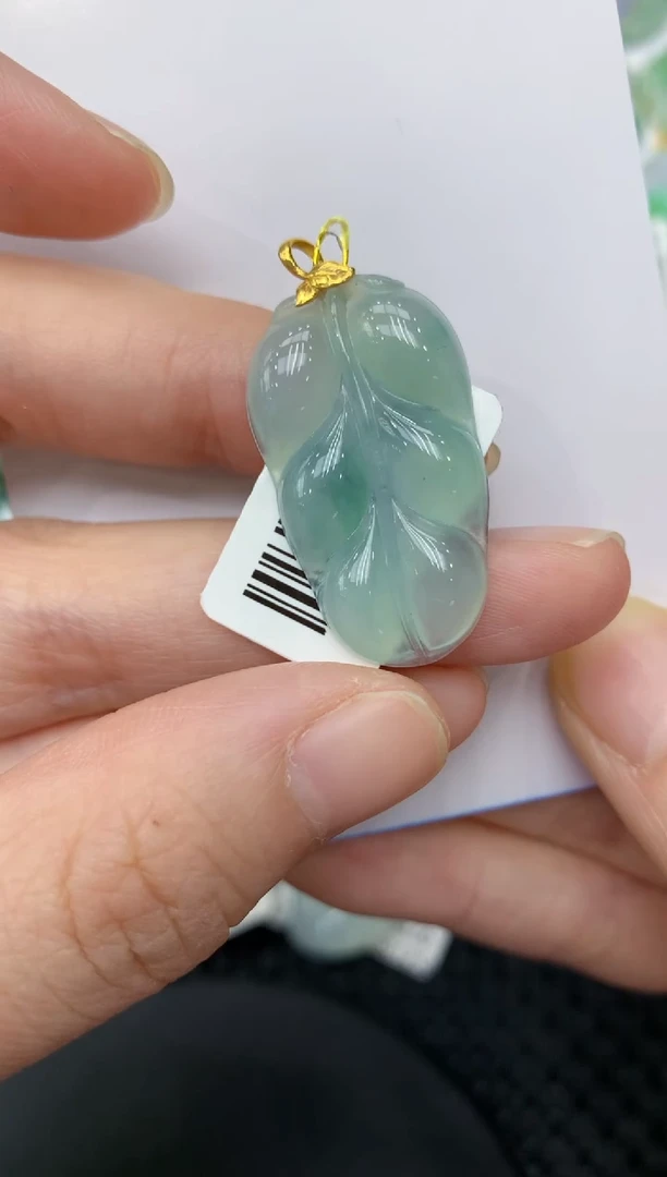 【闪购商品】翡翠颈饰18K金镶嵌11111111