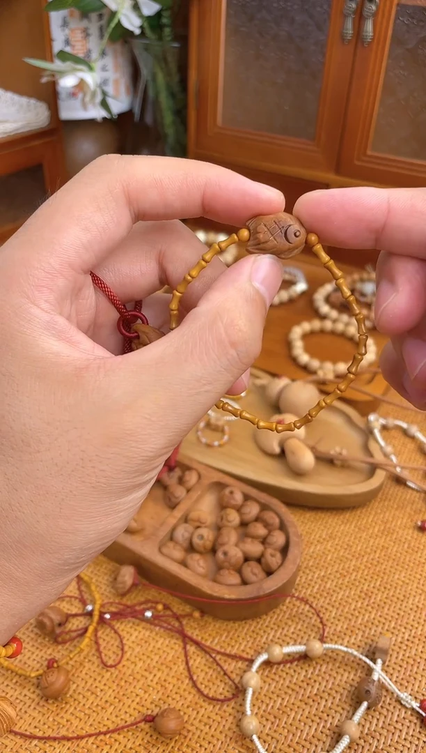 竹节手串一物一拍加锦鲤款