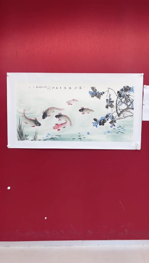 【闪购商品】国画蓝健康老师画作