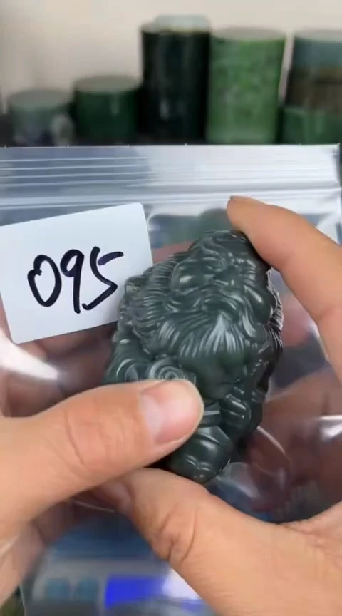 【闪购商品】和田玉珠宝半成品未镶嵌钟馗