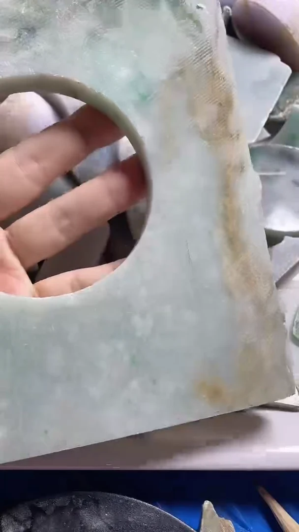 翡翠裸石翡翠板料