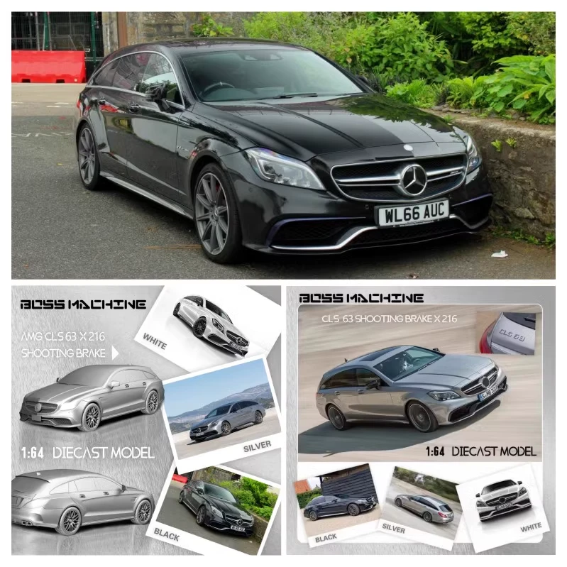 Boss Machine BM 1:64  CLS 63 AMG 猎装版合金汽车模型