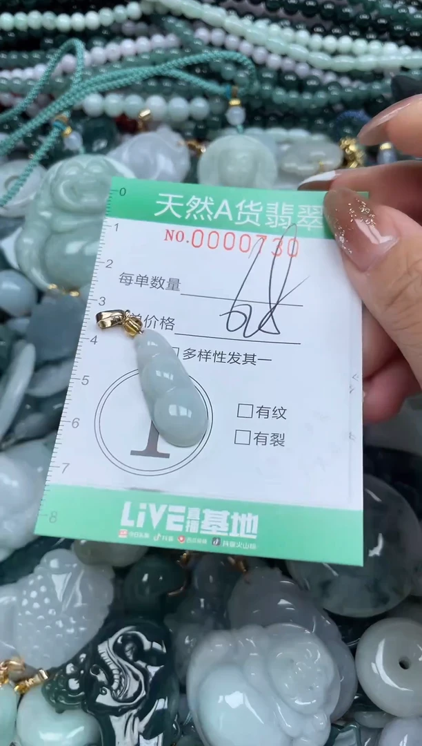 颈饰未镶嵌翡翠翡翠