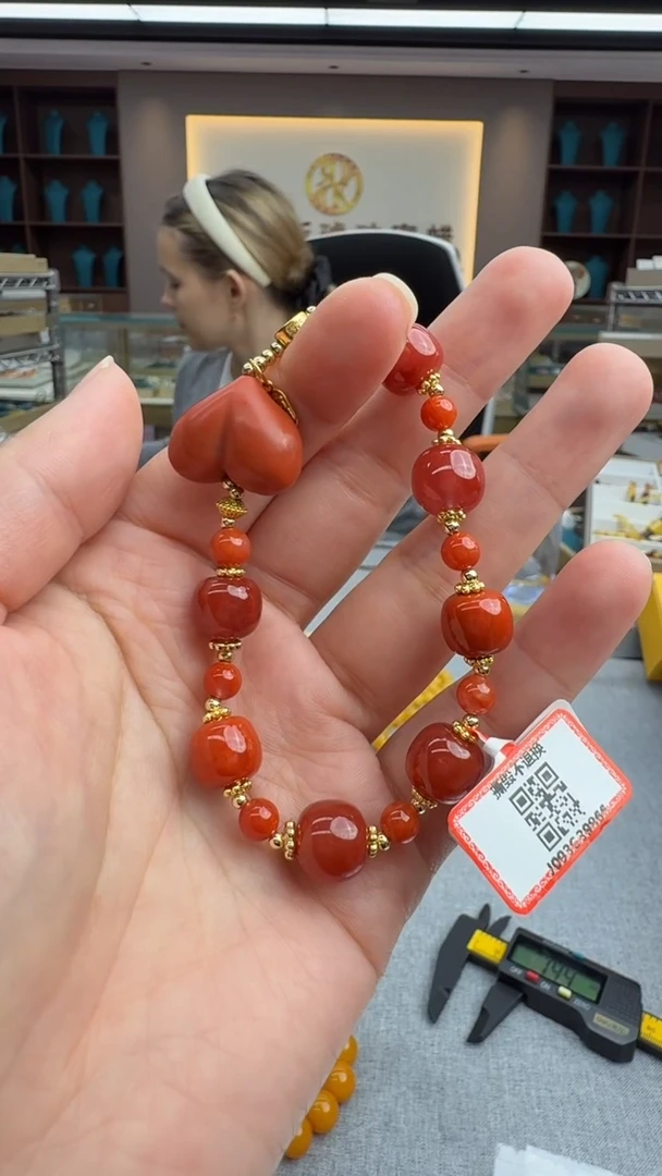 未镶嵌手链南红玛瑙533秒拍号 假一罚三