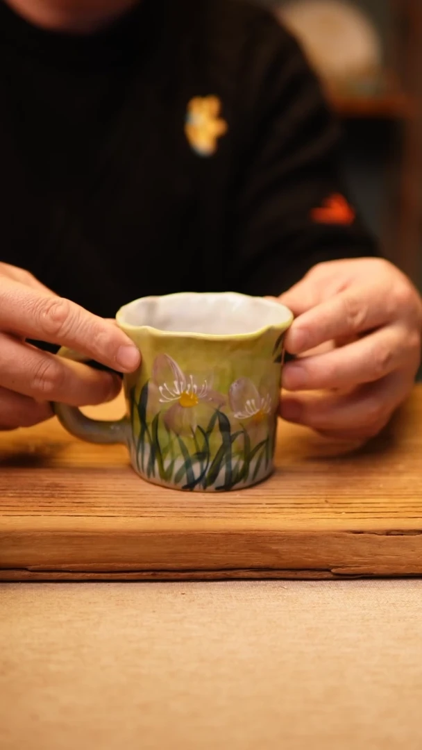 【闪购商品】@@陶园瓷舍@@纯手工手绘@高温釉下彩