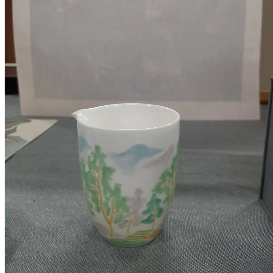 张凤翔老师手绘公道茶杯