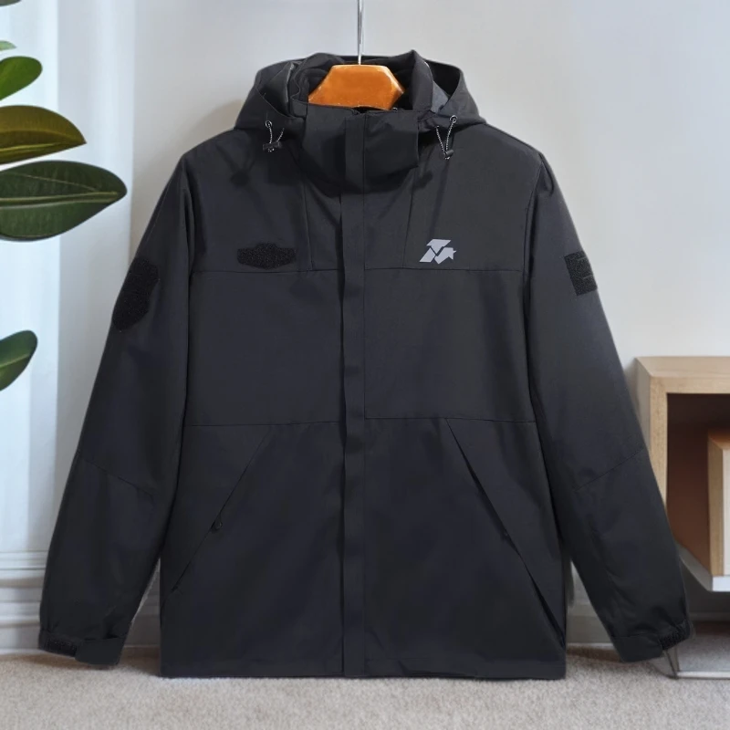 际华银狐绒三合一冲锋衣户外防寒保暖多功能贴标款