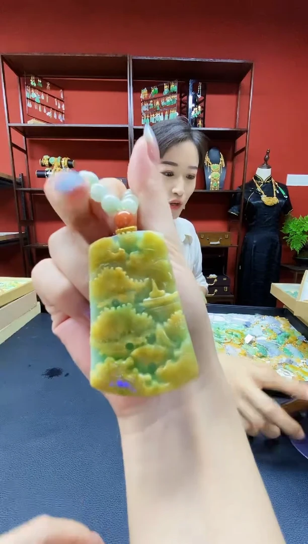 颈饰未镶嵌翡翠翡翠吊坠
