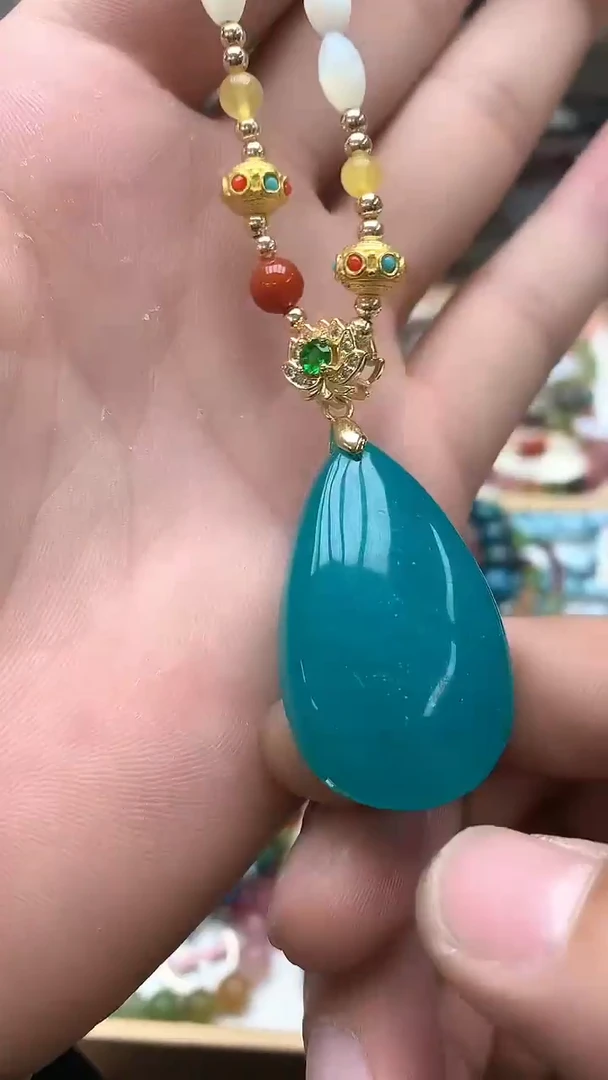 【闪购商品】天河石吊坠(不含链)未镶嵌手链126