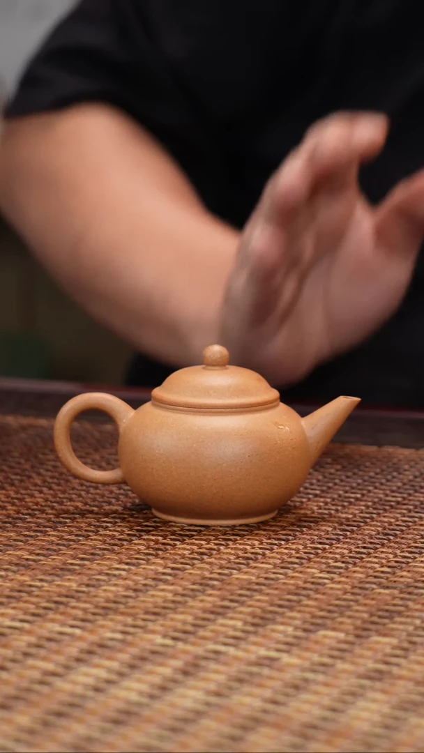茶壶紫砂汀禾紫砂老黄段水平