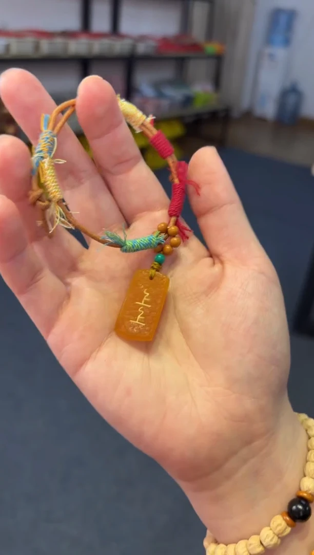 手链蜜蜡未镶嵌蜜蜡上上签手编绳