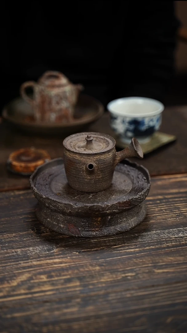 全手工制作 南蛮 侧把壶  90cc