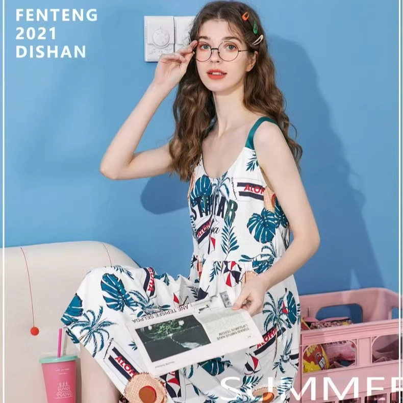 YM芬腾直播间59-69夏季睡衣休闲简约可外穿睡裙（非图片款）