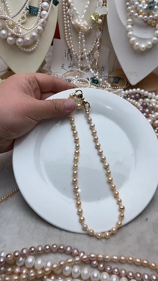 【闪购商品】淡水珍珠颈饰未镶嵌11