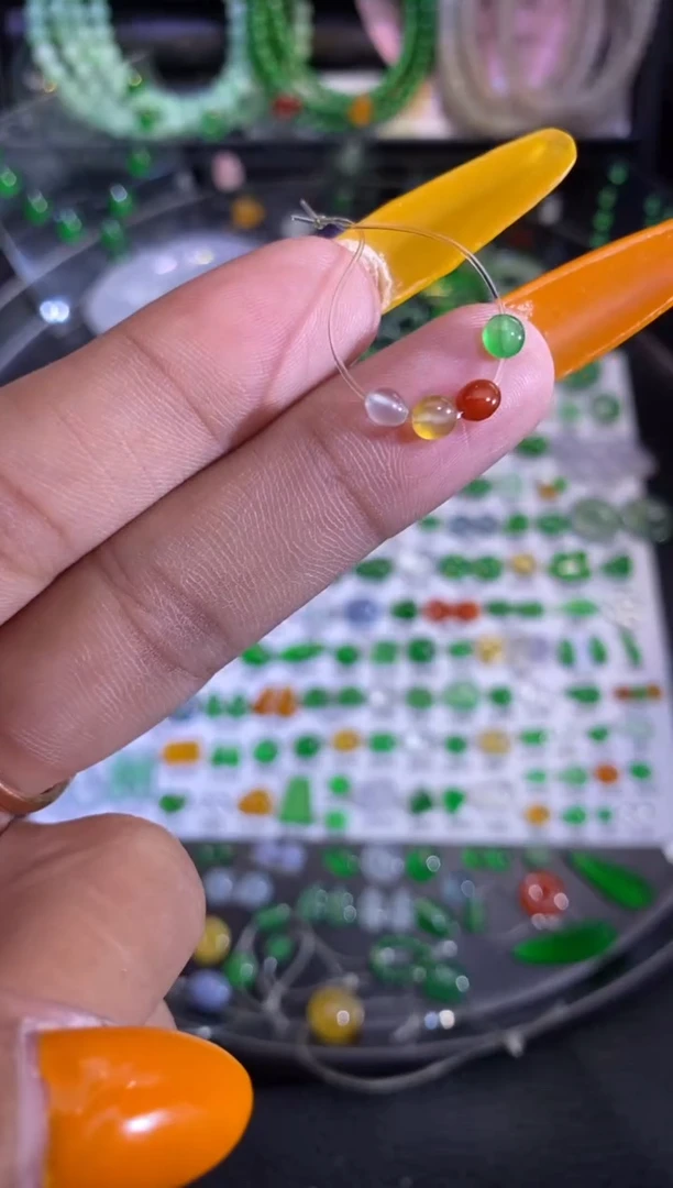 未镶嵌挂件翡翠珠子