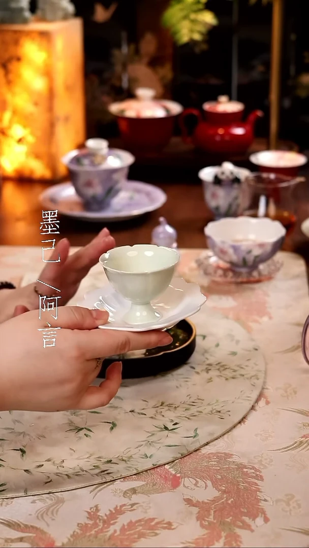 菊瓣杯子杯垫