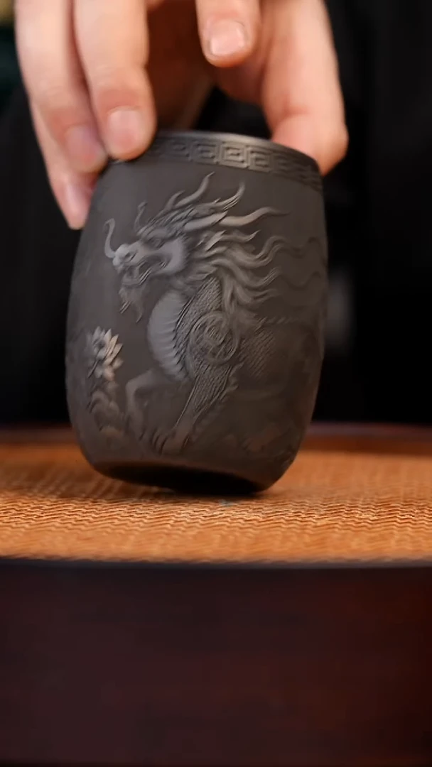 茶杯紫砂宜兴全手工紫砂杯